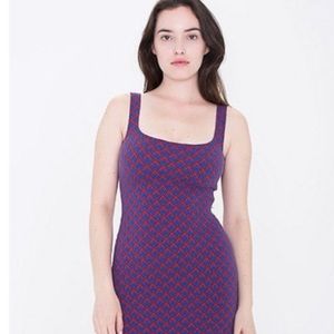 american apparel nylon tricot skater dress Classic American Apparel nylon tricot skater dress